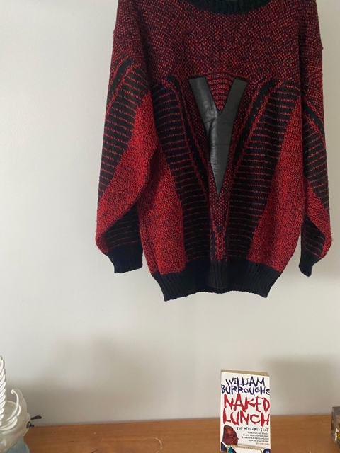 sergio valente 80s V sweater