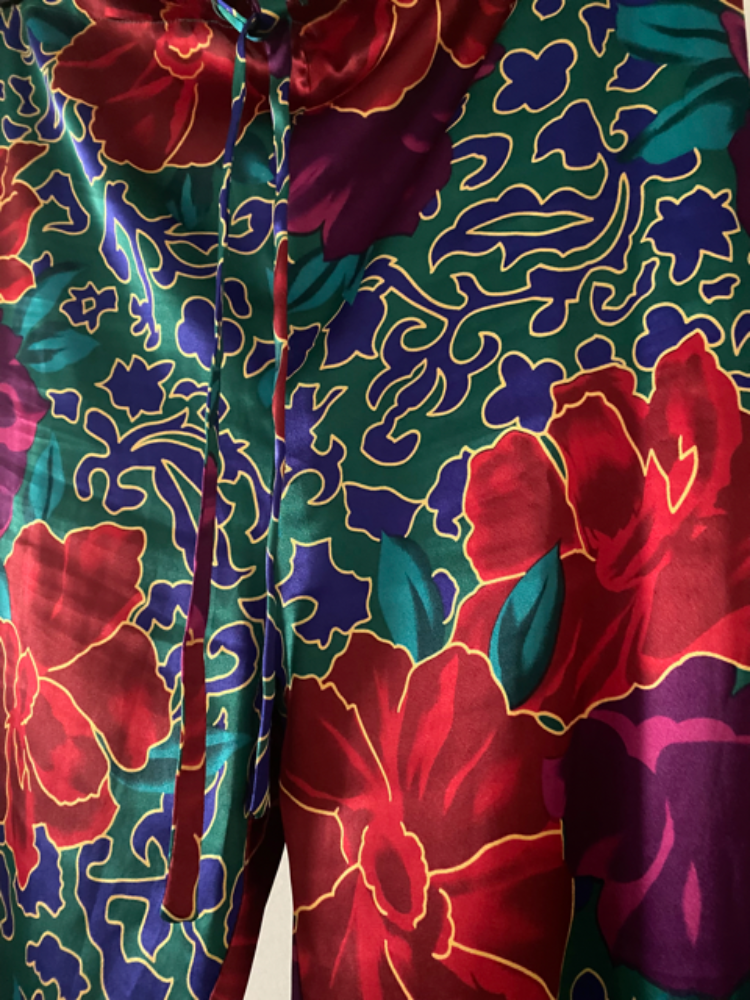 frederick's of hollywood jewel tone pj set
