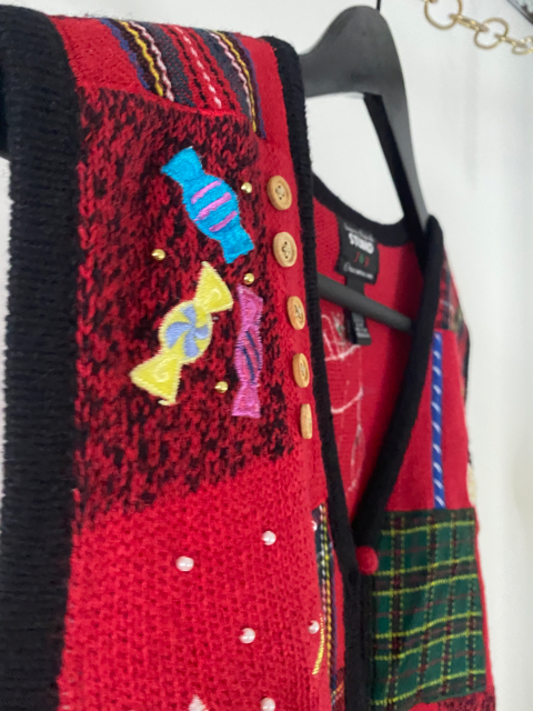 designers originals studio JOY everything christmas vest