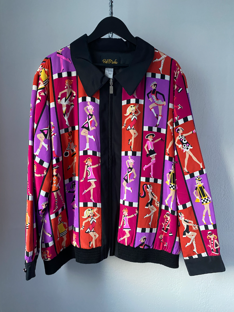 bob mackie gogo girl bomber *rare*