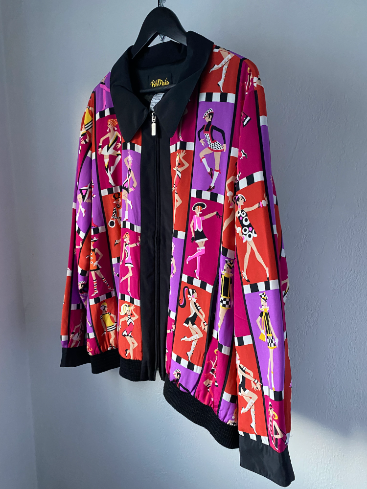 bob mackie gogo girl bomber *rare*