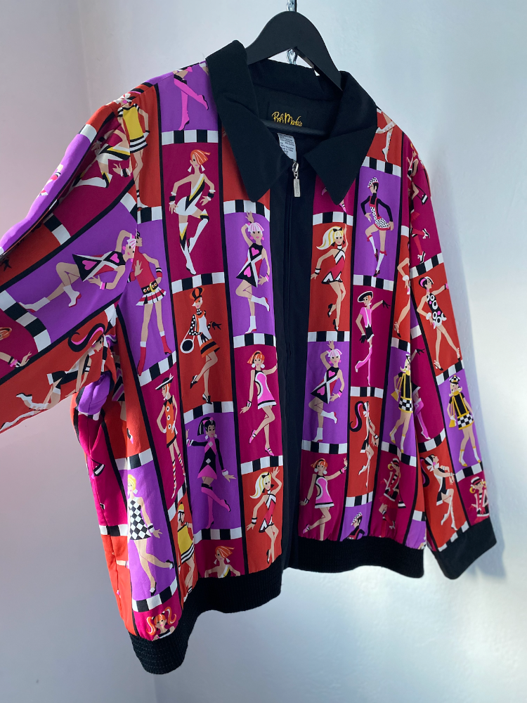 bob mackie gogo girl bomber *rare*