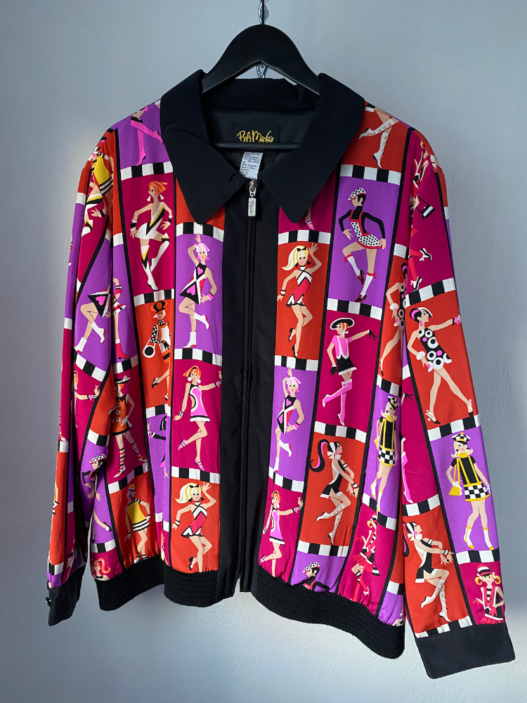bob mackie gogo girl bomber *rare*