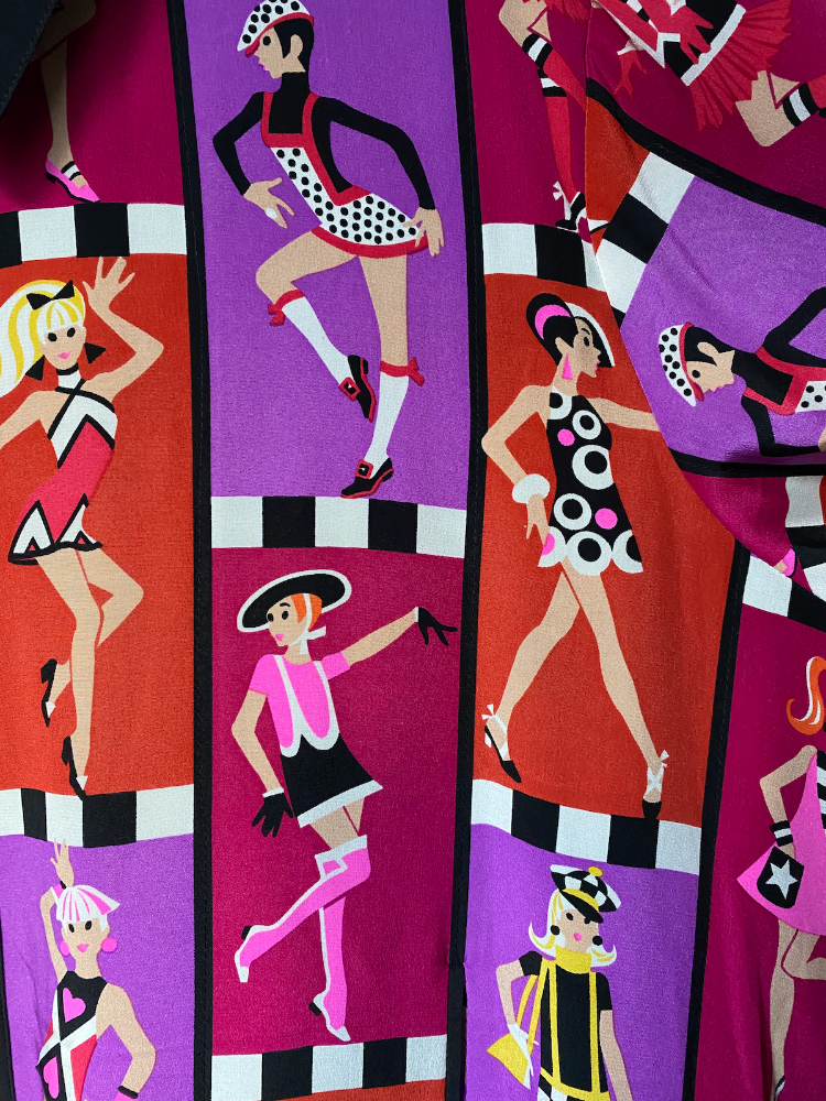 bob mackie gogo girl bomber *rare*