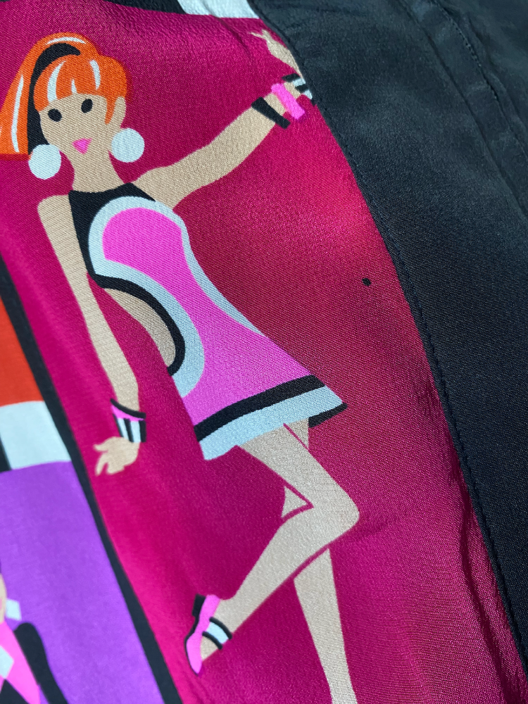 bob mackie gogo girl bomber *rare*