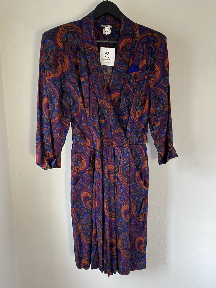 john roberts paisley moonstruck jumpsuit