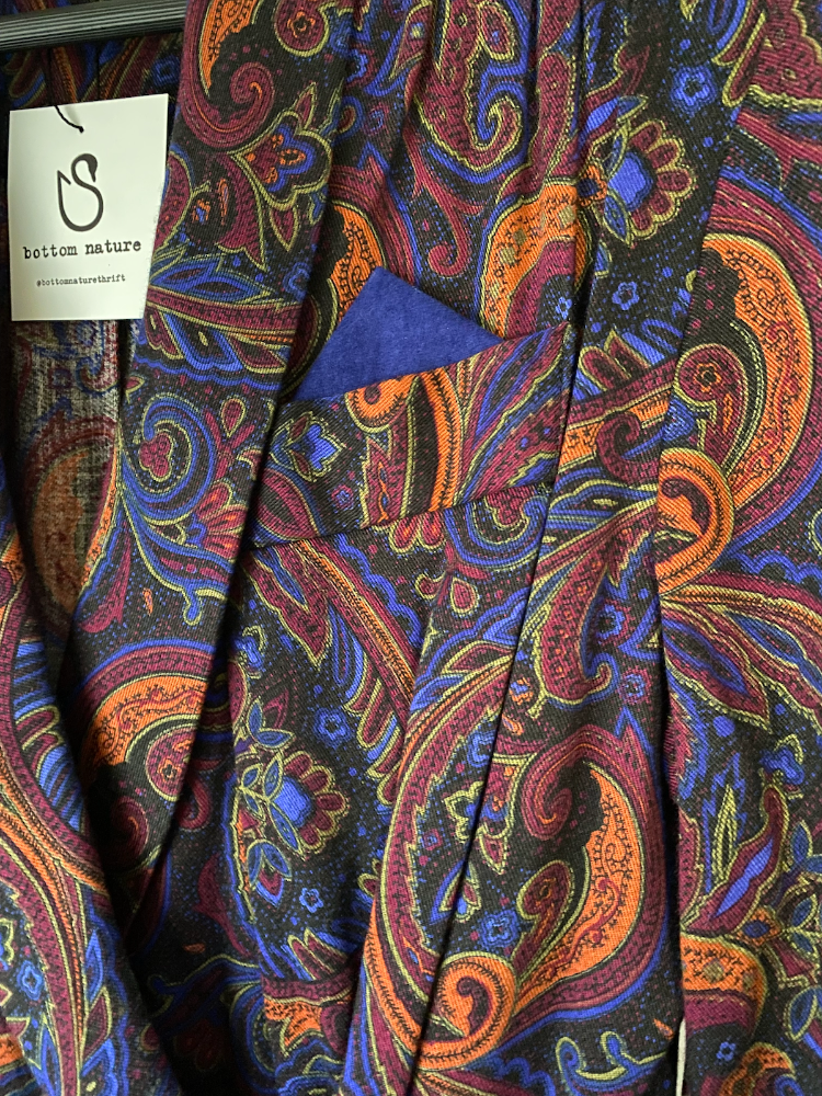 john roberts paisley moonstruck jumpsuit