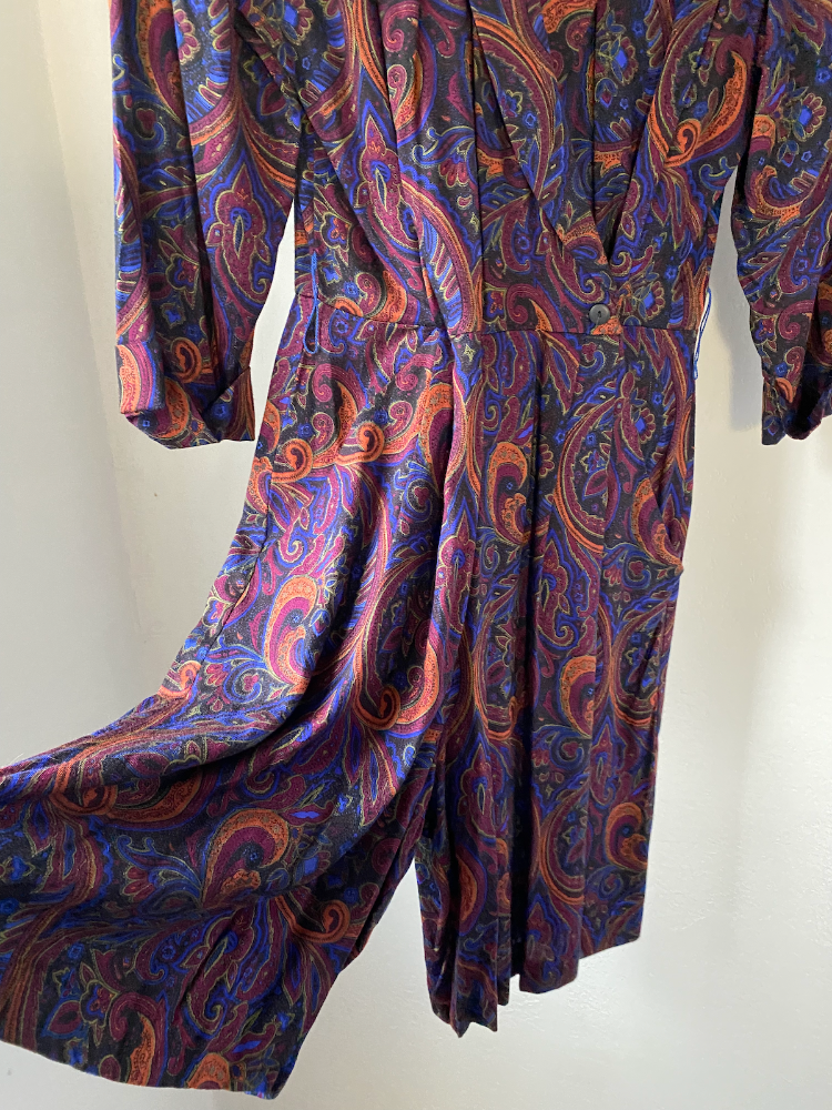 john roberts paisley moonstruck jumpsuit