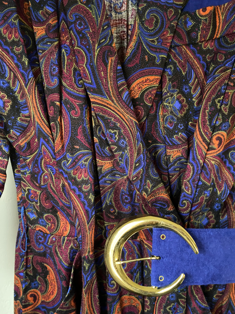 john roberts paisley moonstruck jumpsuit