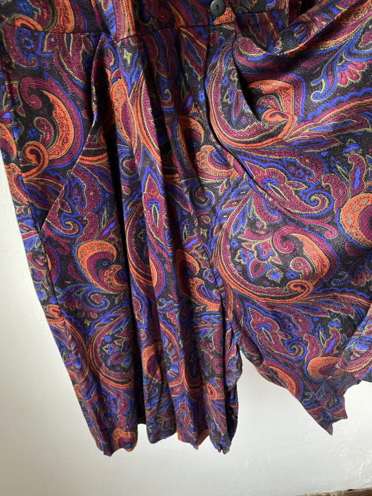 john roberts paisley moonstruck jumpsuit