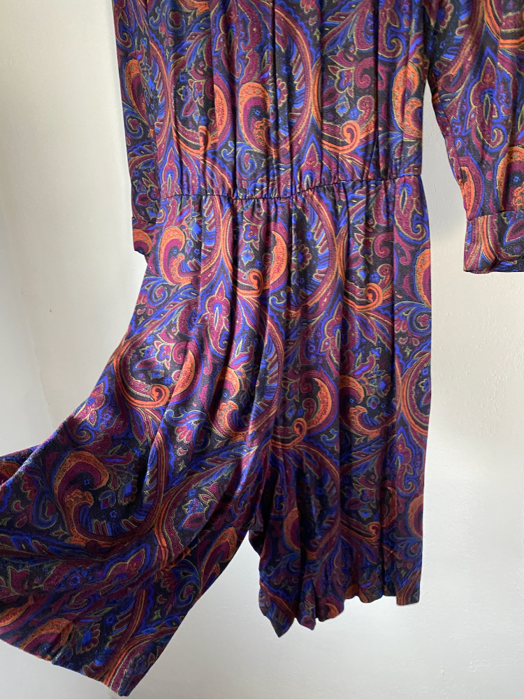 john roberts paisley moonstruck jumpsuit