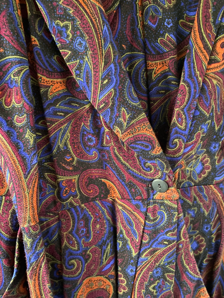 john roberts paisley moonstruck jumpsuit