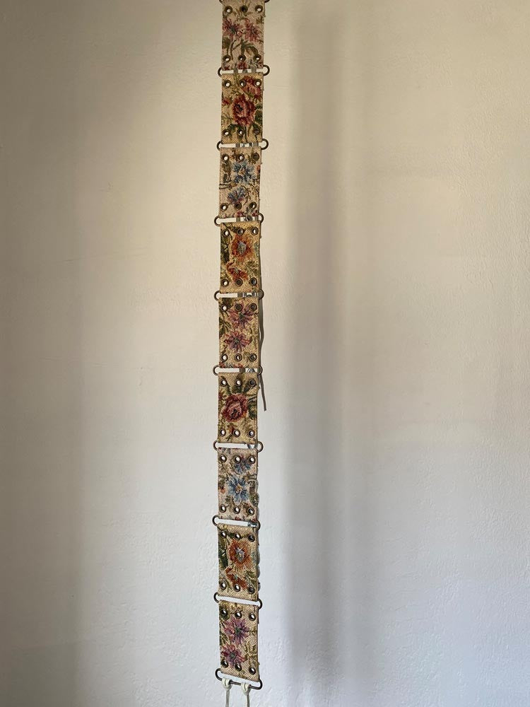 newport news floral tapestry y2k belt