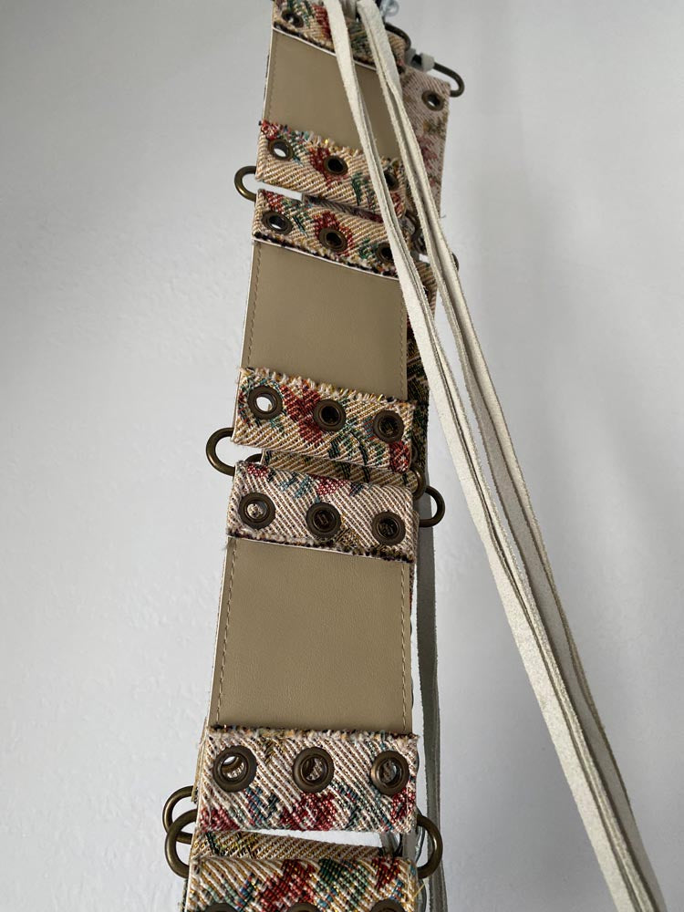 newport news floral tapestry y2k belt
