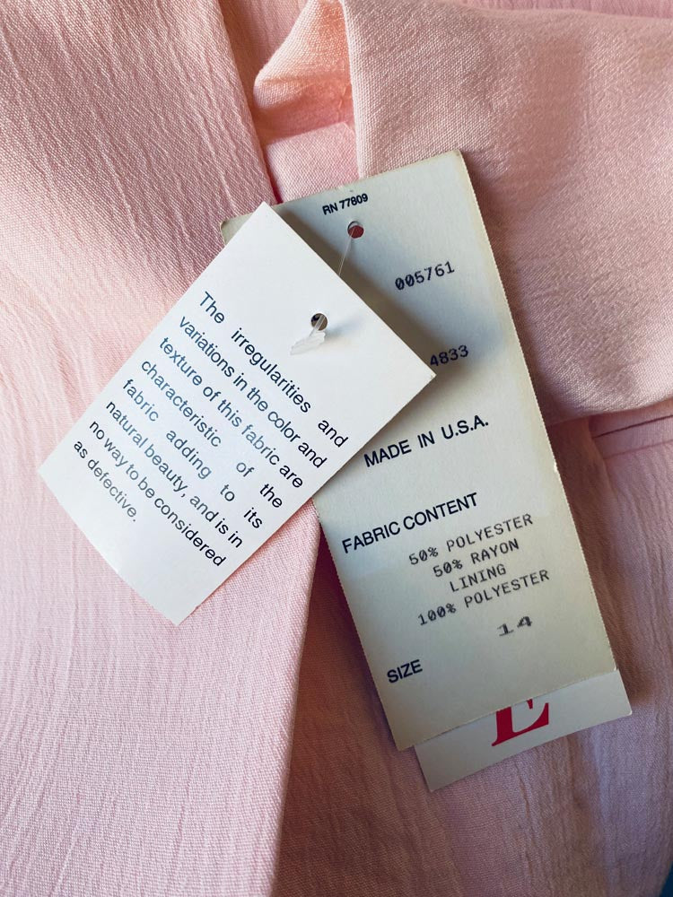 tony garment by cc magic pink skirt suit NWT