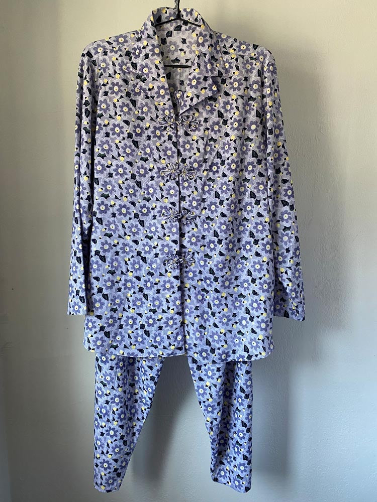 custom daisies pop art 2-piece pant set