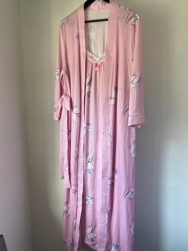 odyssey by avon 2-piece robe set