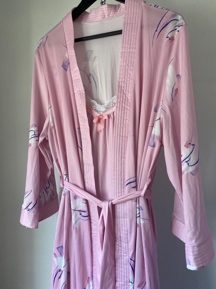 odyssey by avon 2-piece robe set