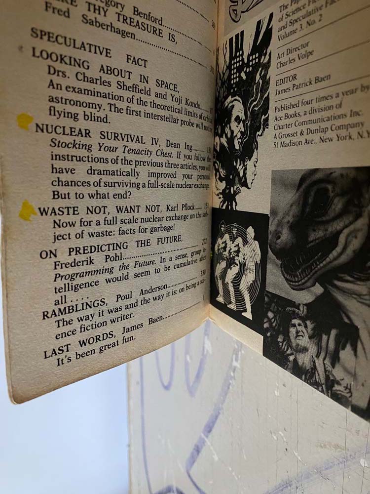 destinies vol. 3, no. 2 edited by james baen - signed