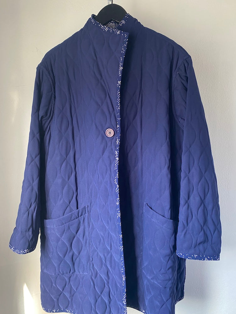 koos of course! reversible 2-piece tapestry jacket and button-up set