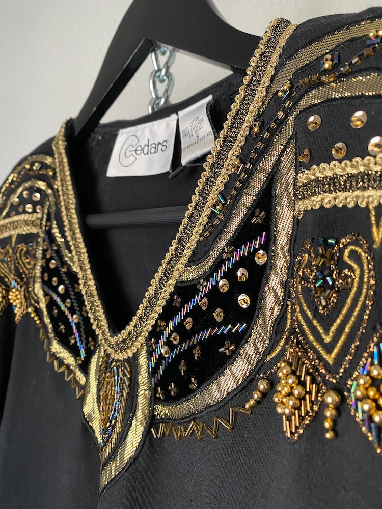 cedars olan mills bedazzled portrait top