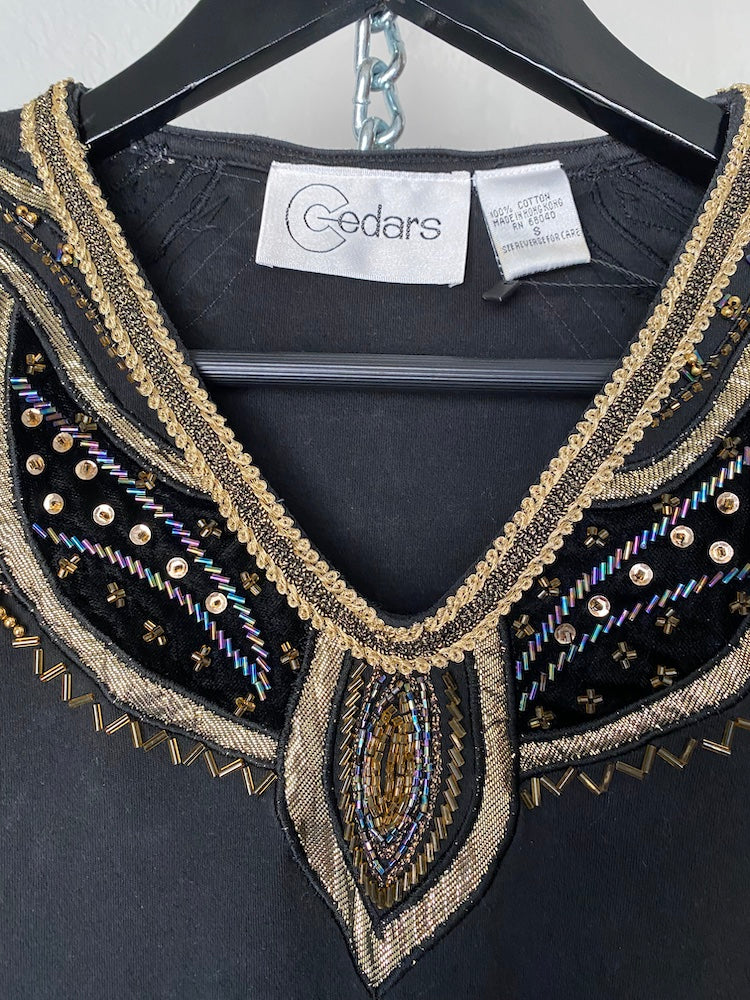 cedars olan mills bedazzled portrait top