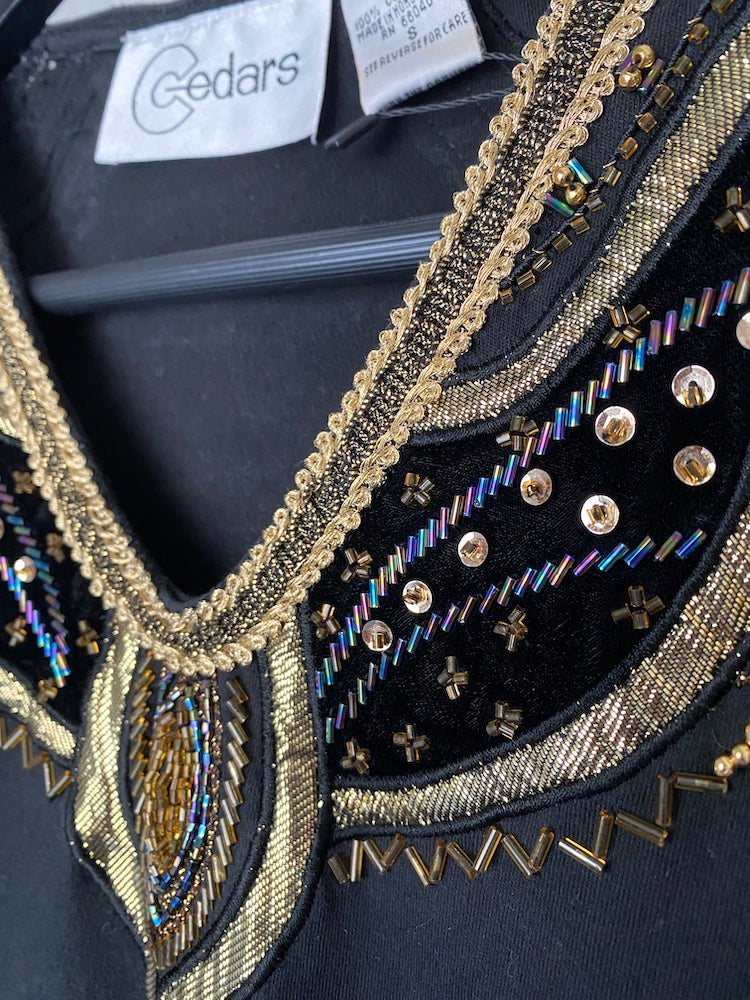 cedars olan mills bedazzled portrait top
