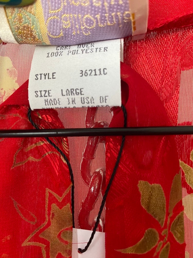 cali dynasty red and gold desire robe NWT
