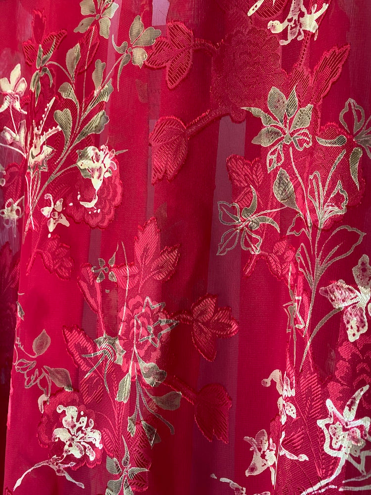 cali dynasty red and gold desire robe NWT