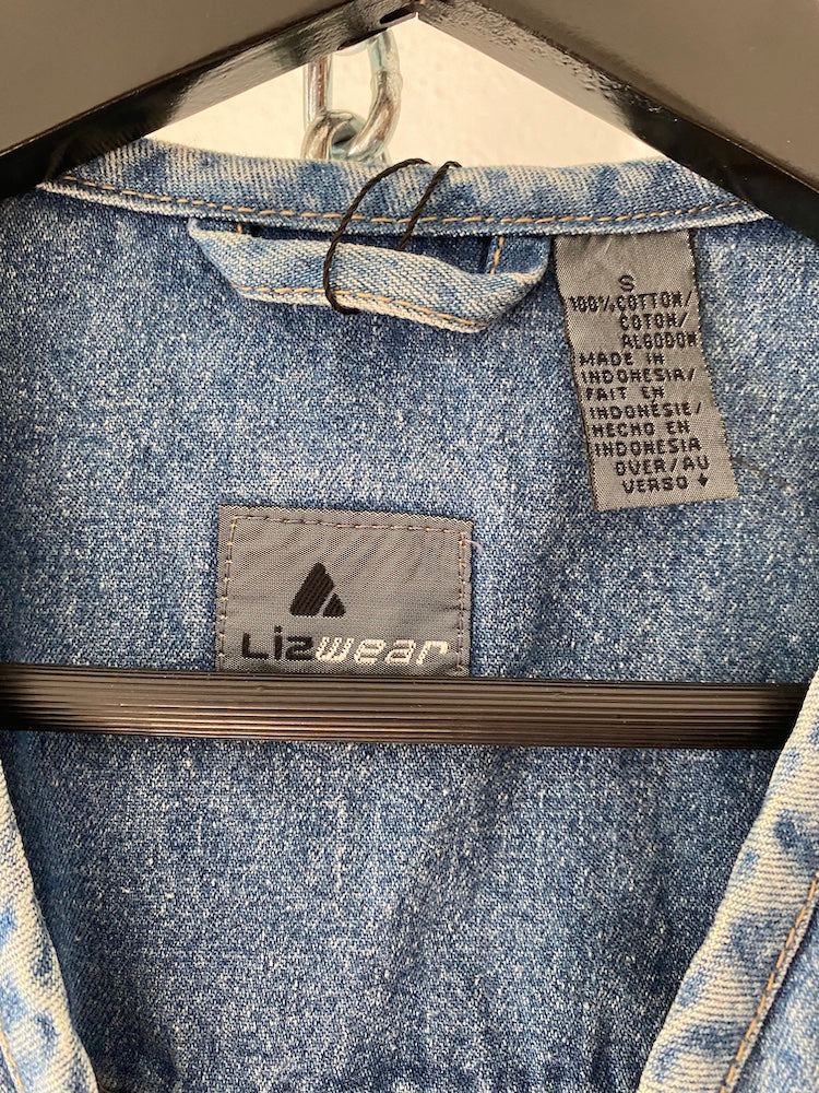 liz wear 90s jean utility vest