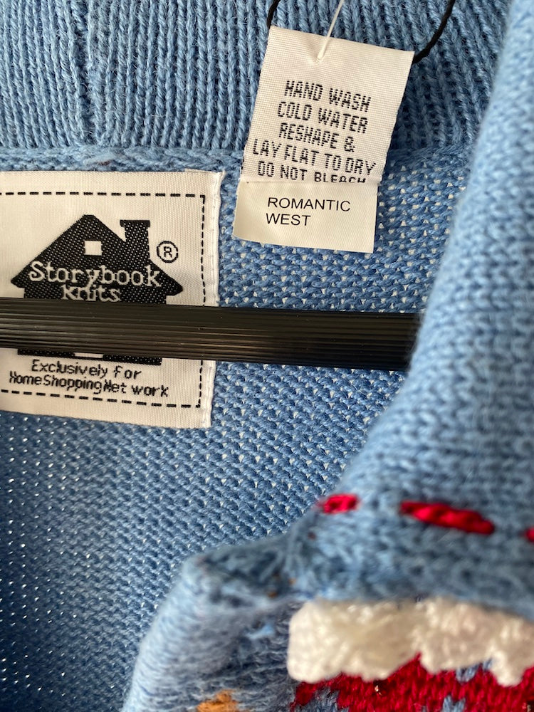storybook knits romantic west sweater NWT