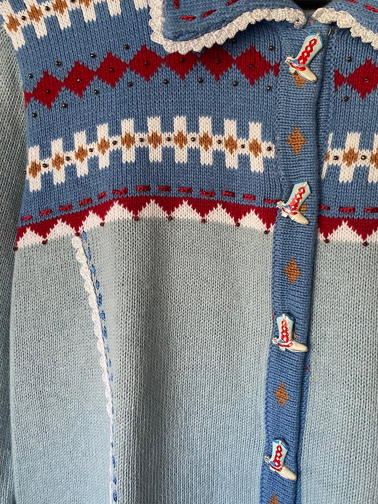 storybook knits romantic west sweater NWT