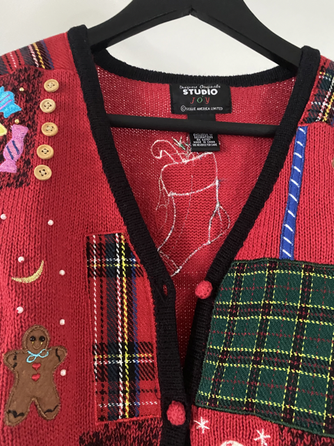 designers originals studio JOY everything christmas vest