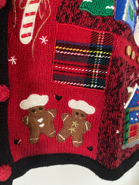 designers originals studio JOY everything christmas vest
