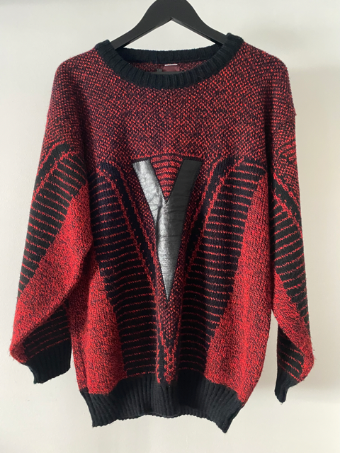 sergio valente 80s V sweater