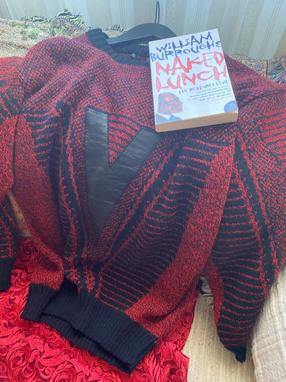 sergio valente 80s V sweater