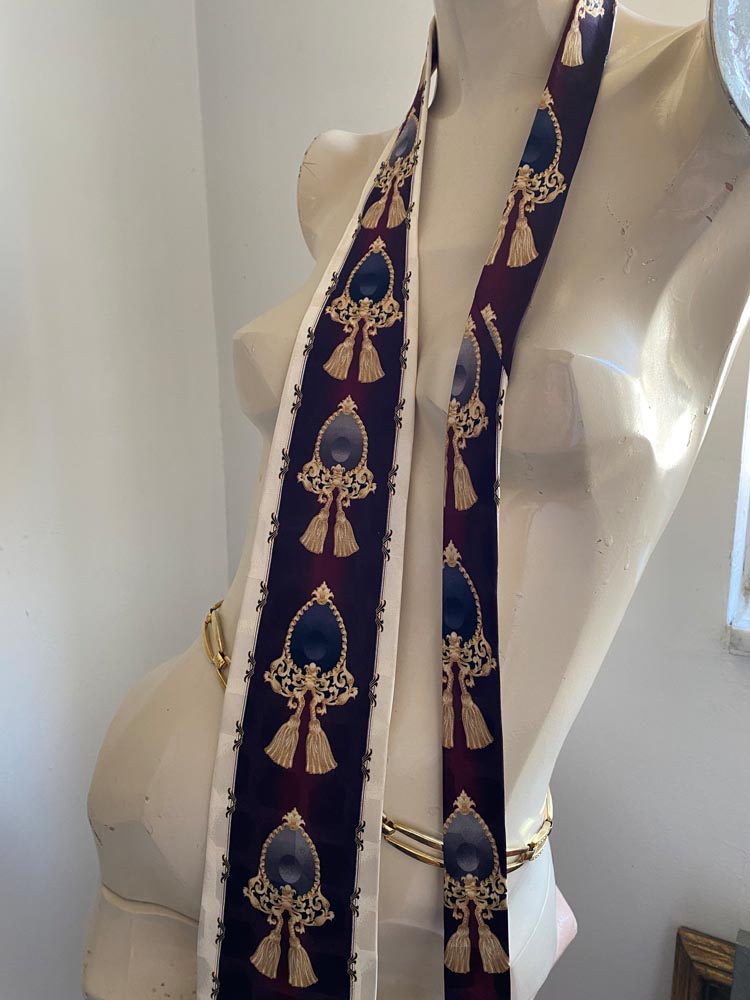 ottimo uomo royalty fee handmade 100% silk tie