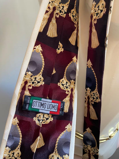 ottimo uomo royalty fee handmade 100% silk tie