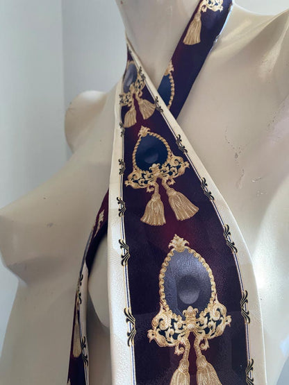 ottimo uomo royalty fee handmade 100% silk tie