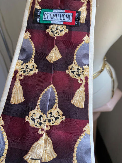 ottimo uomo royalty fee handmade 100% silk tie