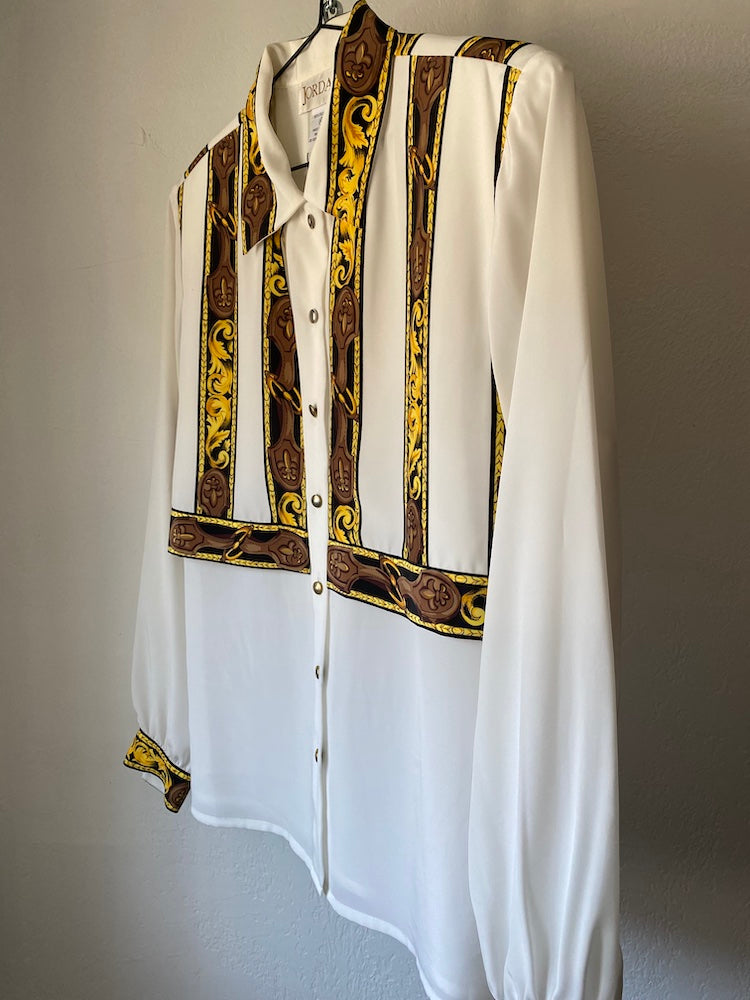 jordan baroque 90s blouse