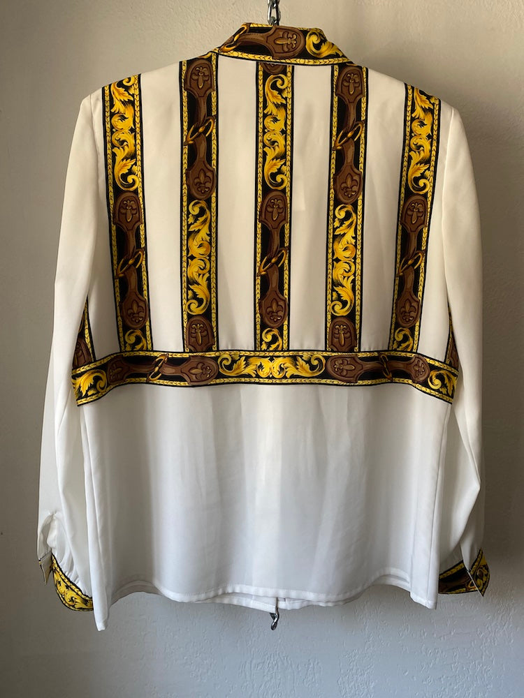 jordan baroque 90s blouse